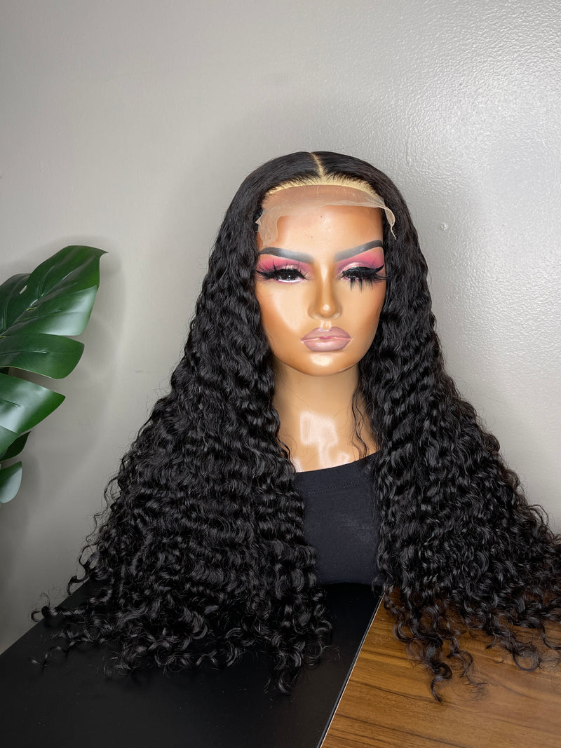 Burmese Curly Closure wig