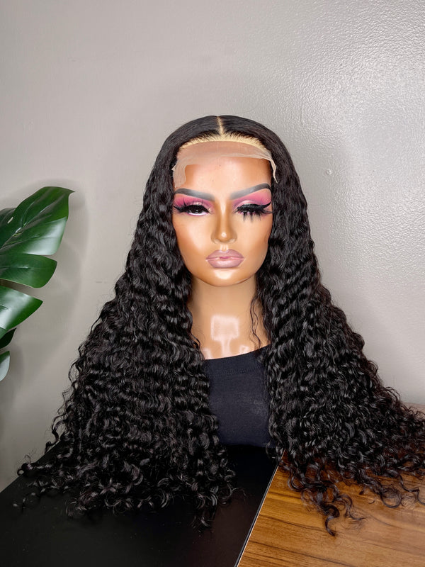 Burmese Curly Closure wig